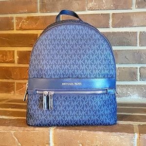 MICHAEL Michael Kors Navy Logo Dome Backpack